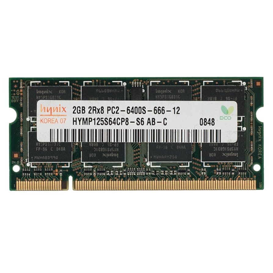 Hynix 2GB DDR2 800MHz PC2-6300 PC2-6400 DDR2 800 (200 PIN